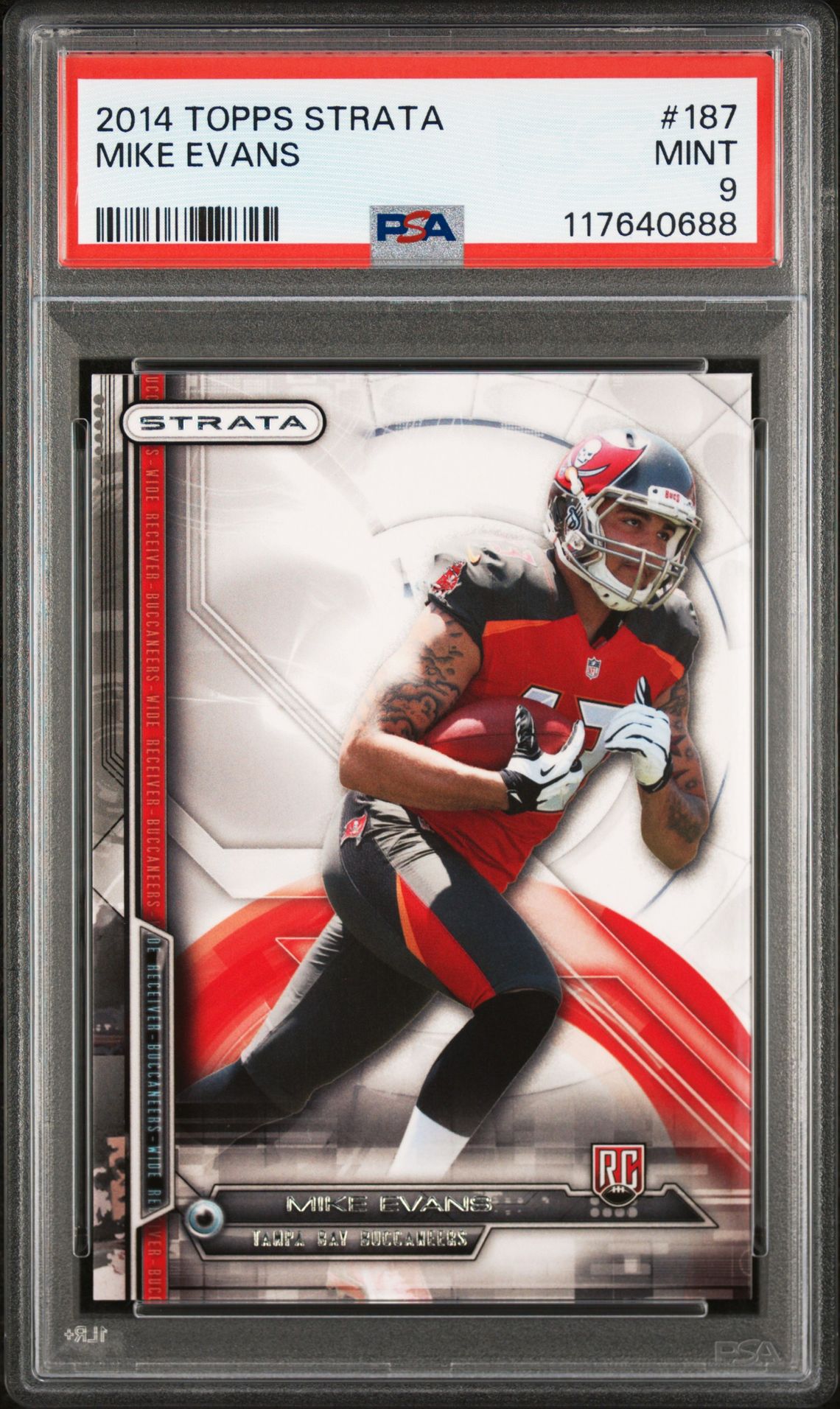 2014 Topps Strata Mike Evans #187 Mint 9 front