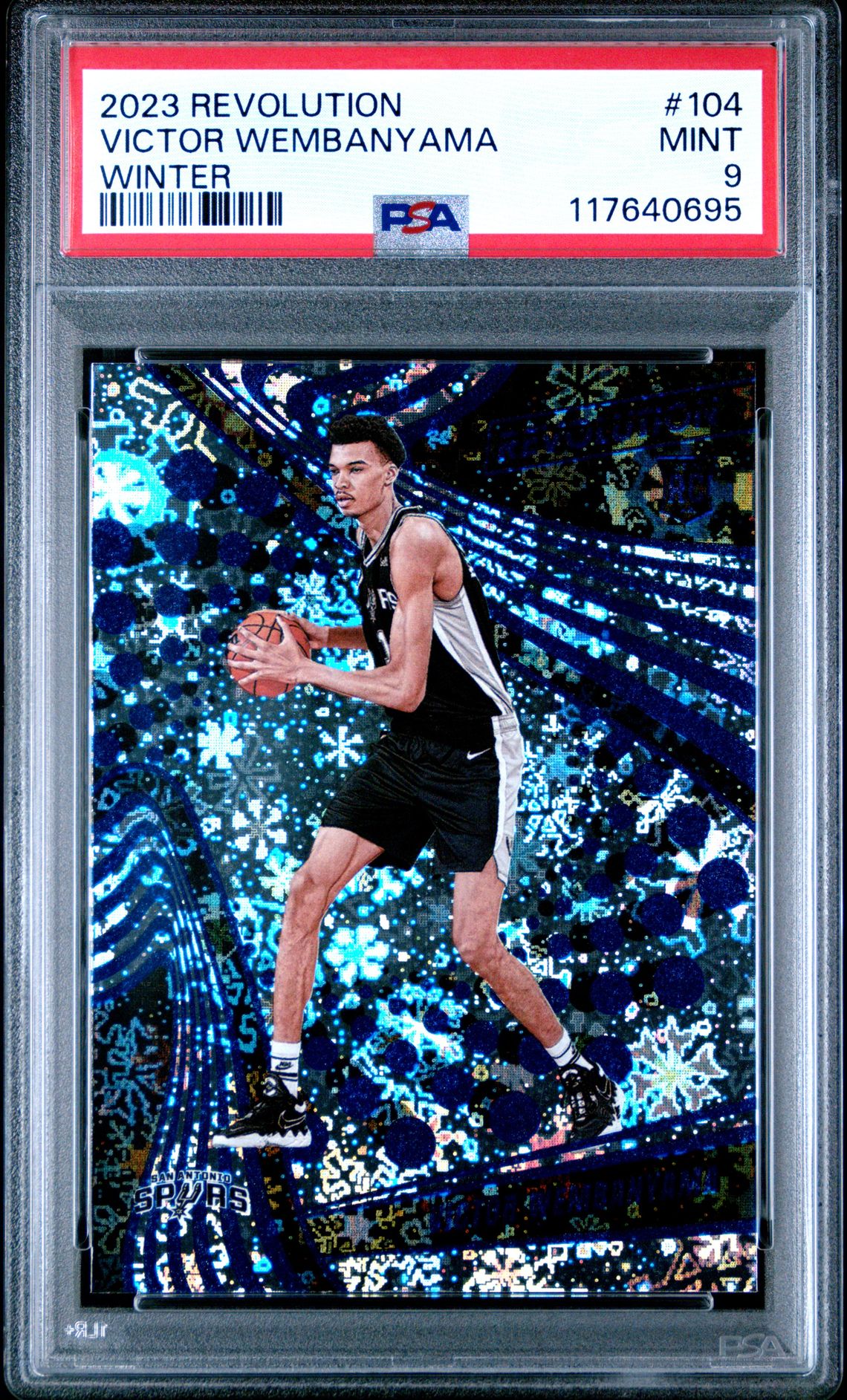 2023 Panini Revolution Victor Wembanyama #104 (Winter) Mint 9 front