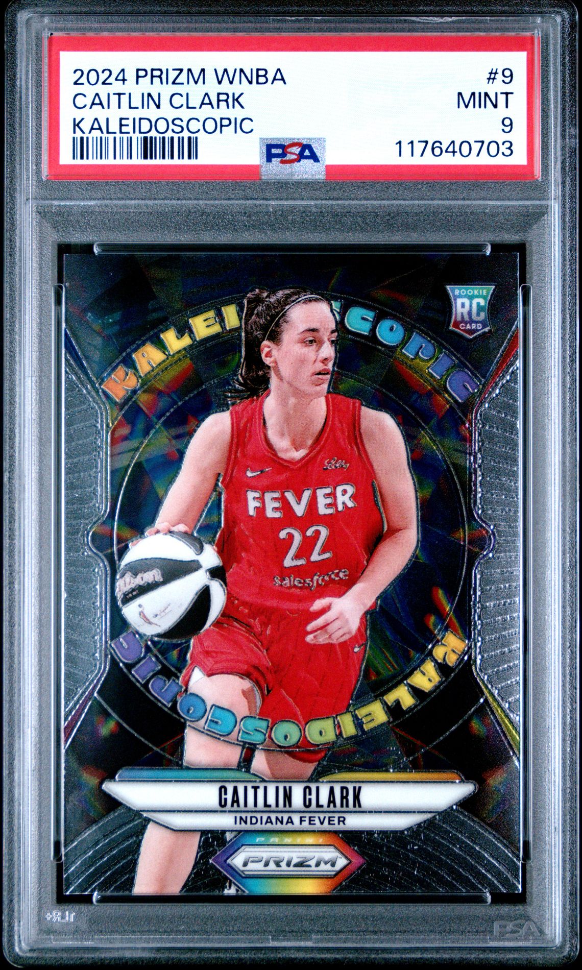 2024 Panini Prizm Wnba Kaleidoscopic Caitlin Clark #9 Mint 9 front