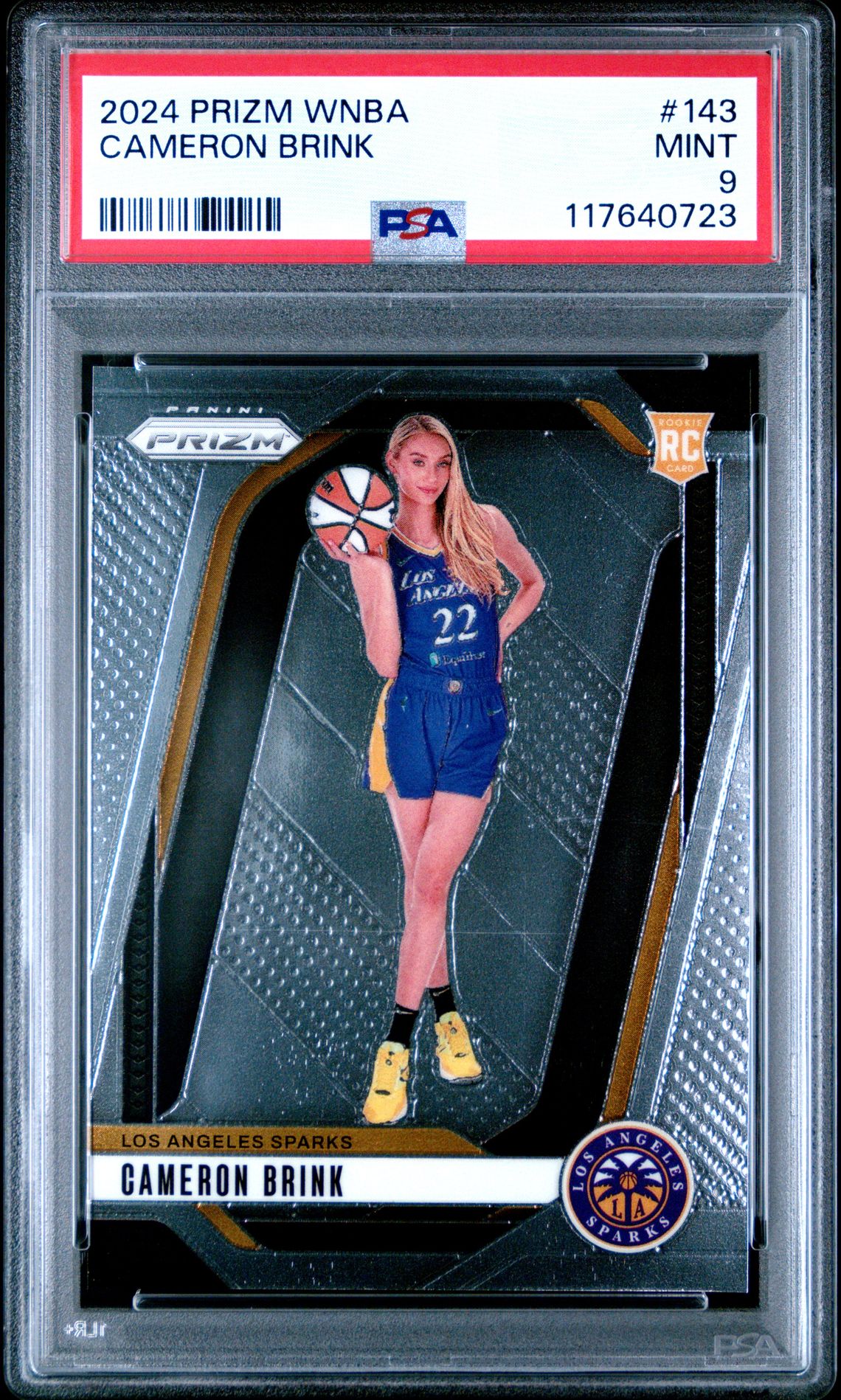 2024 Panini Prizm Wnba Cameron Brink #143 Mint 9 front