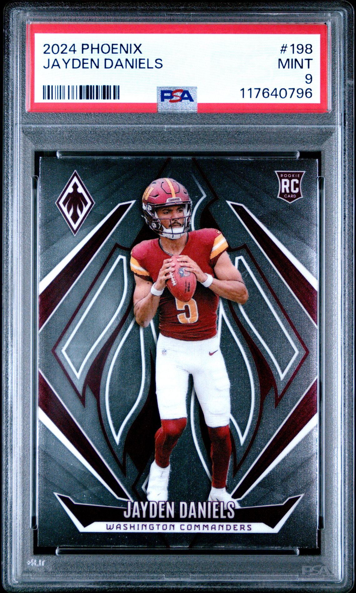 2024 Panini Phoenix Jayden Daniels #198 Mint 9 front