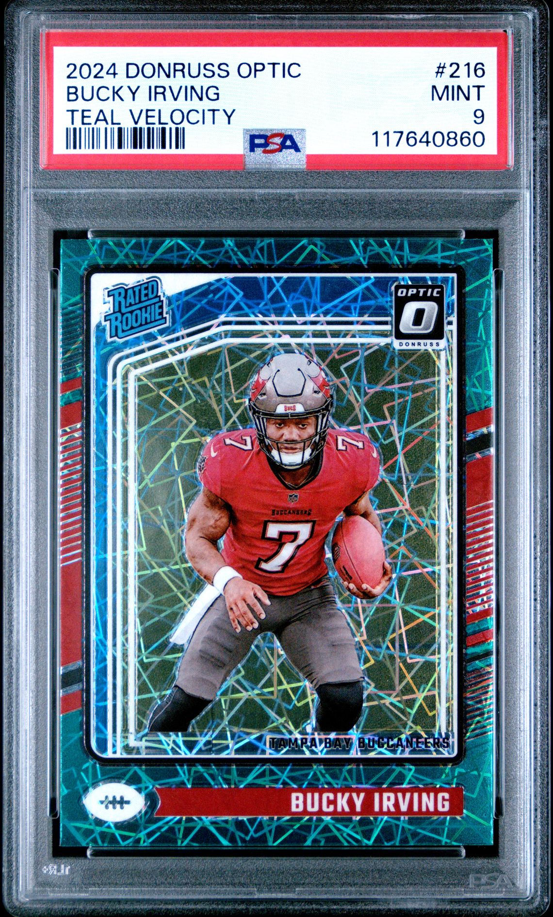 2024 Panini Donruss Optic Bucky Irving #216 (Teal Velocity) Mint 9 front