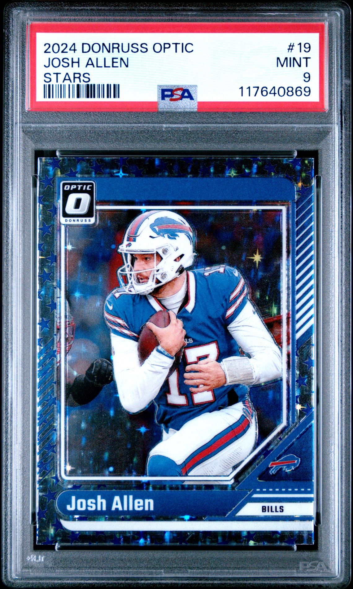 2024 Panini Donruss Optic Josh Allen #19 (Stars) Mint 9 front