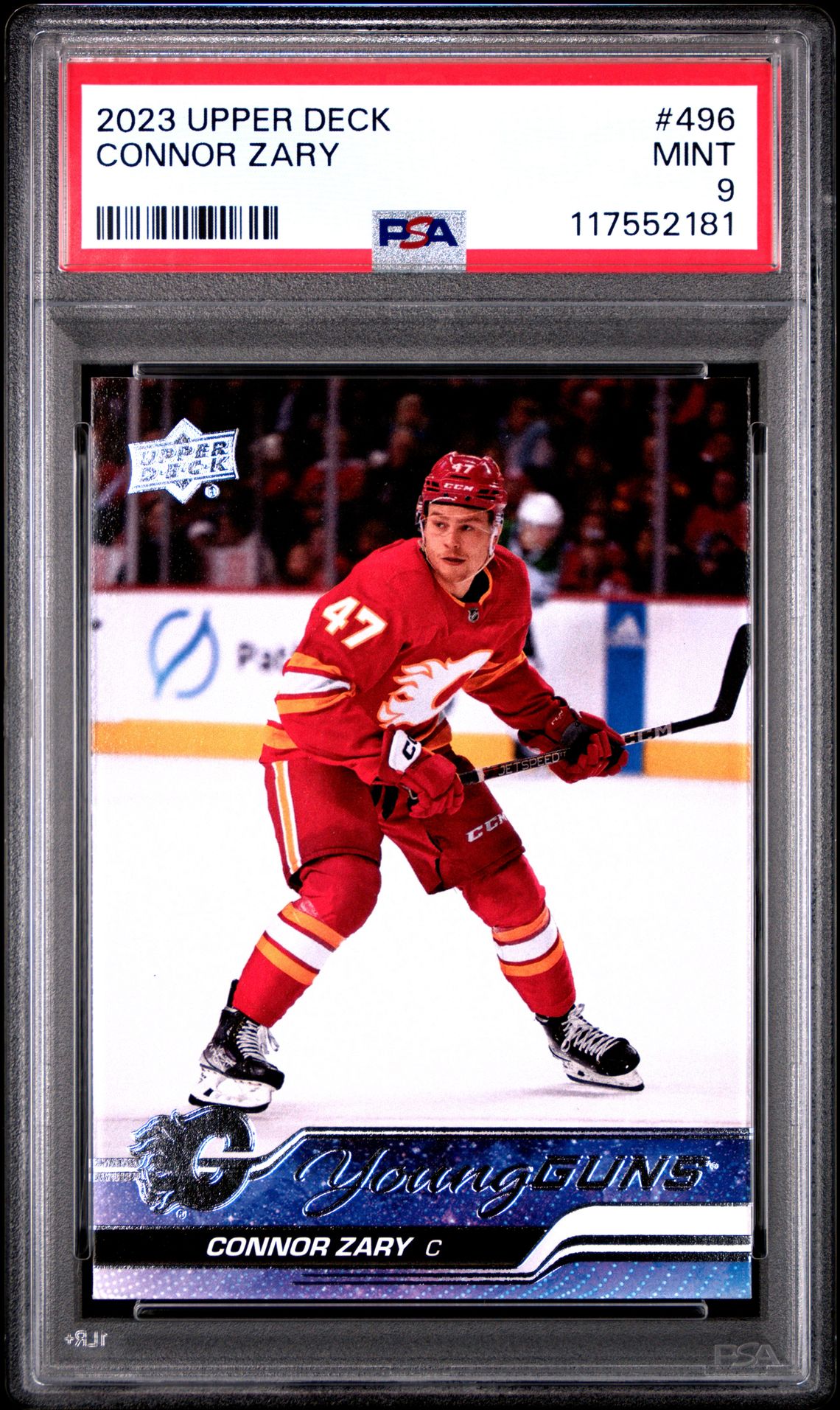 2023 Upper Deck Connor Zary #496 Mint 9 front