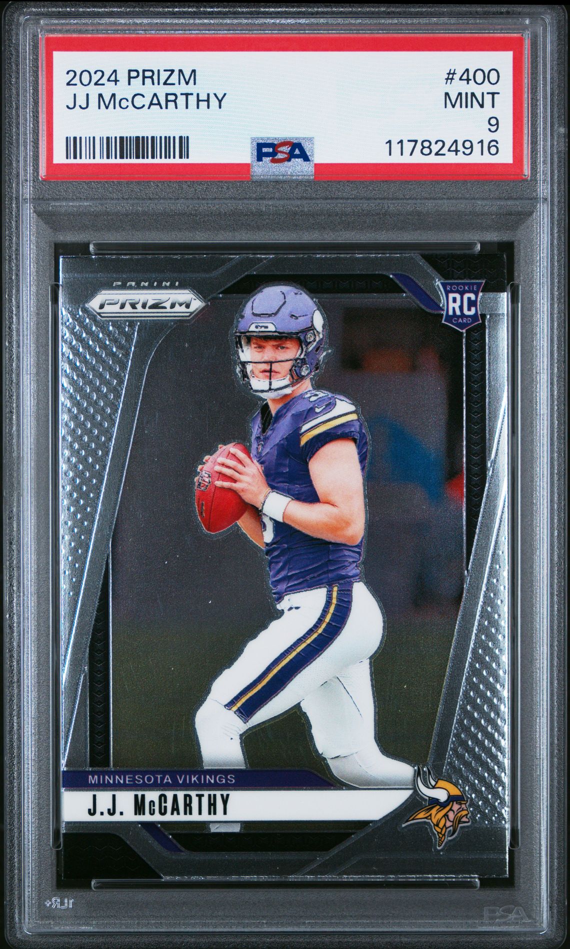 2024 Panini Prizm Jj Mccarthy #400 Mint 9 front