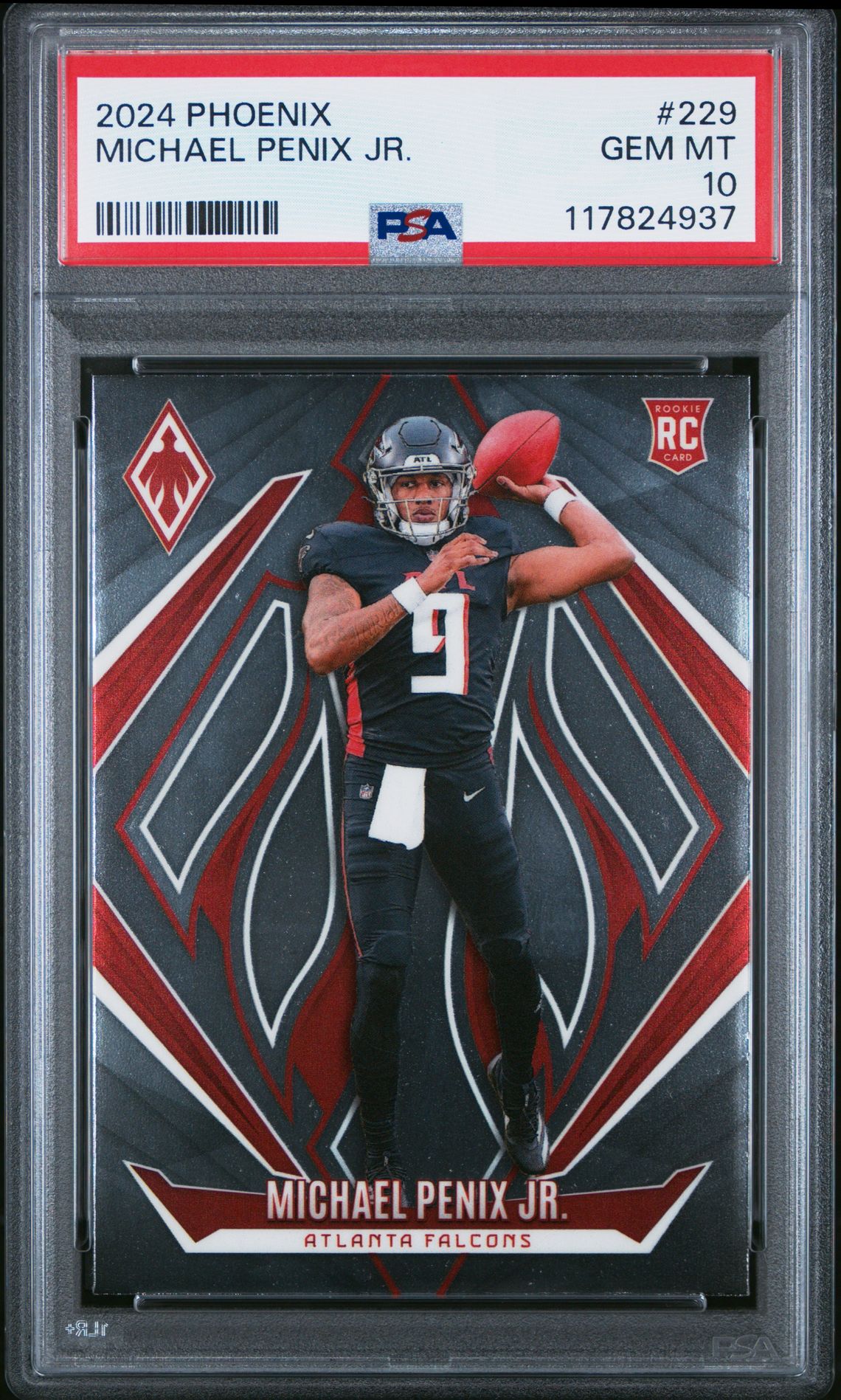 2024 Panini Phoenix Michael Penix Jr. #229 Gem Mt 10 front