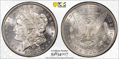1879-S $1 MS62