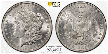 1904-O $1 MS62