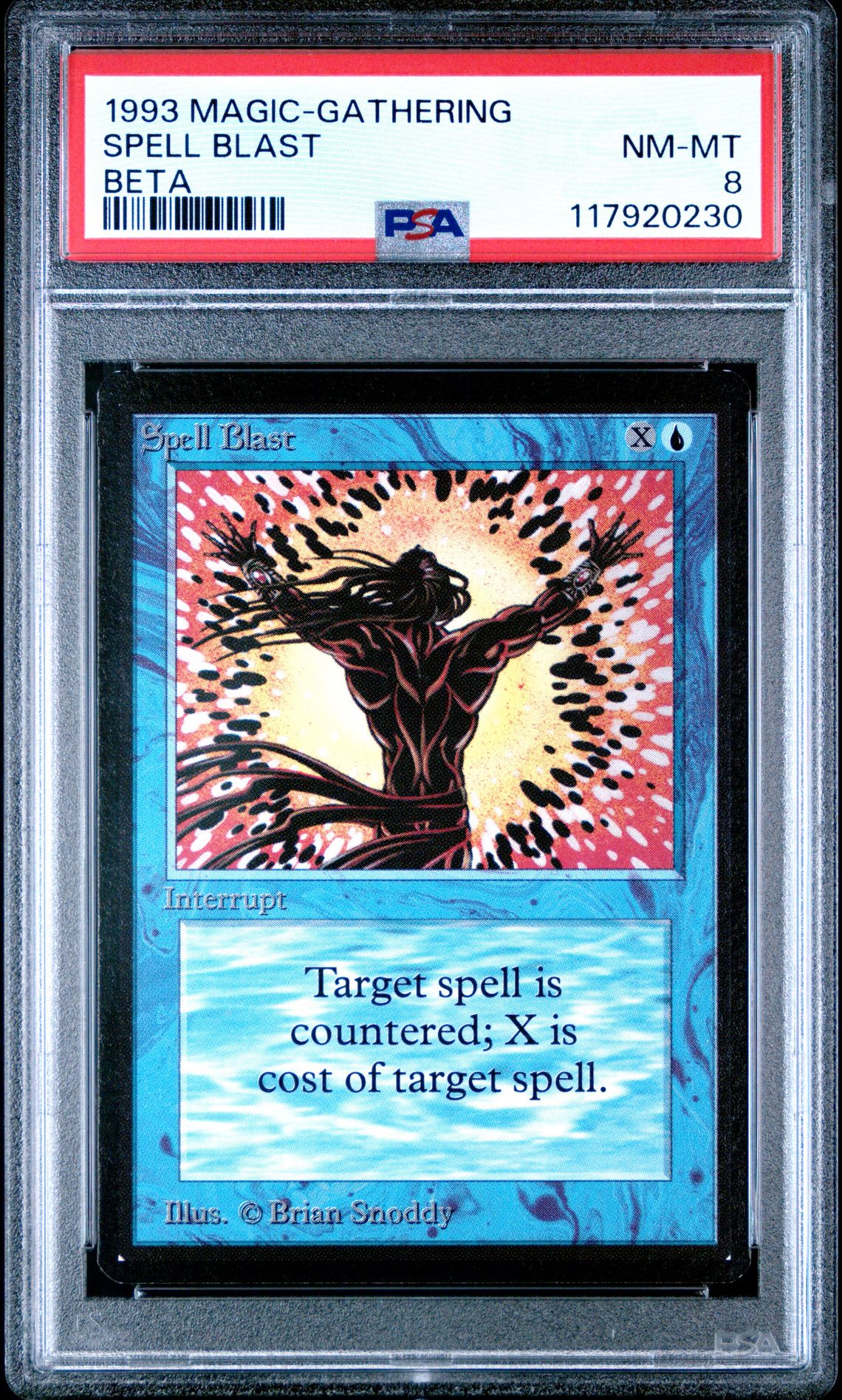 1993 MTG MAGIC THE GATHERING LIMITED EDITION BETA Spell Blast front