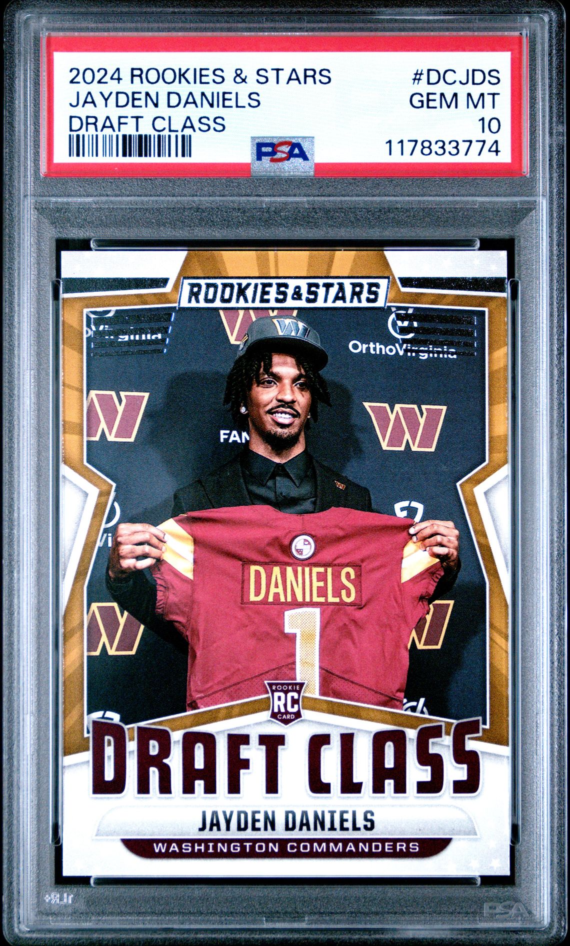 2024 Panini PANINI ROOKIES & STARS DRAFT CLASS #DCJDS Jayden Daniels front