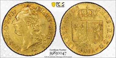 1785-A L.D'Or Gad-361 à la tête nue AU58