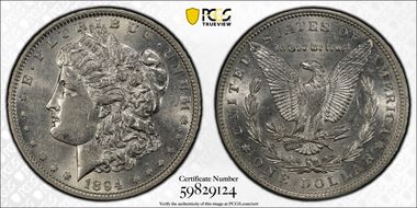 1894 $1 AU53