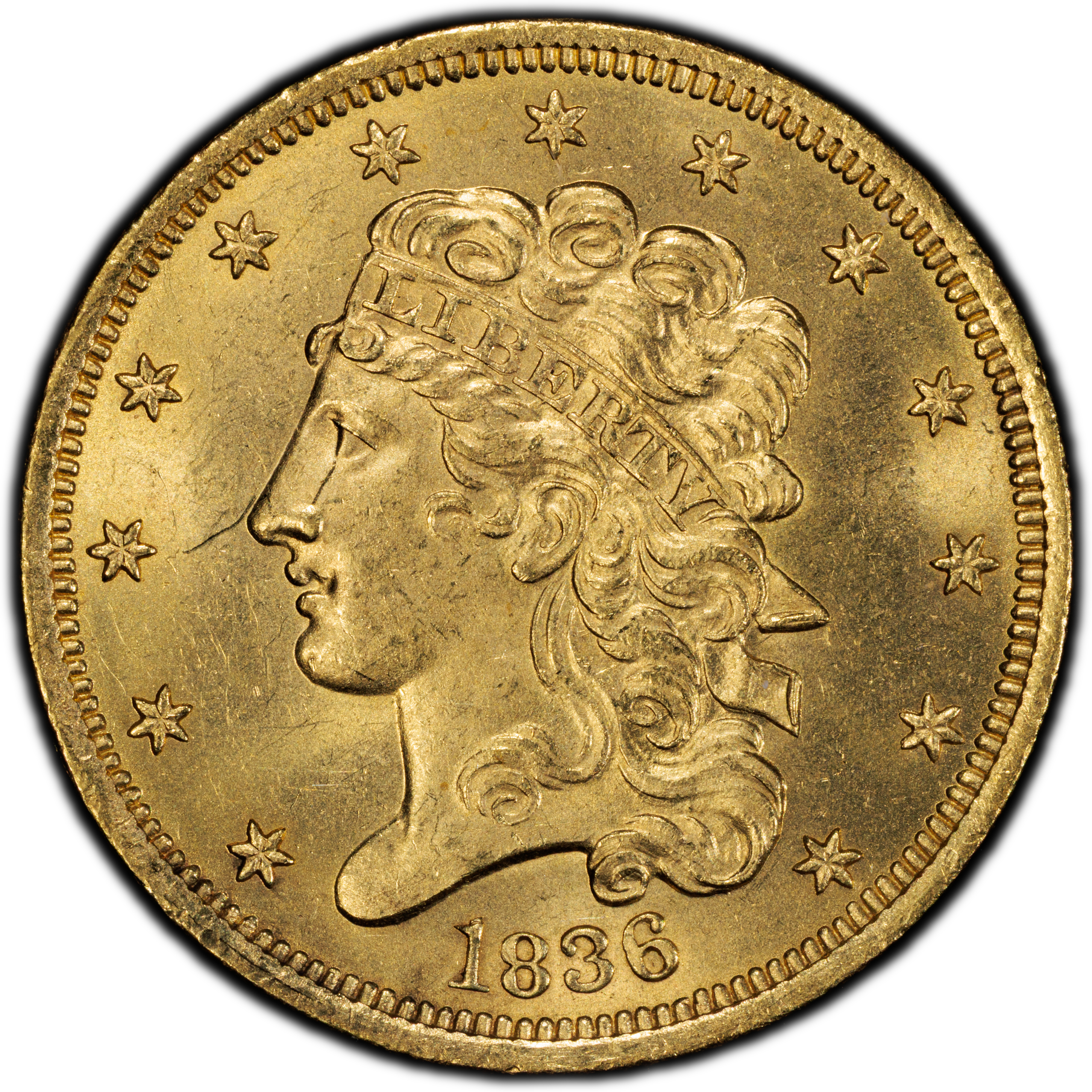 1836 $5 MS