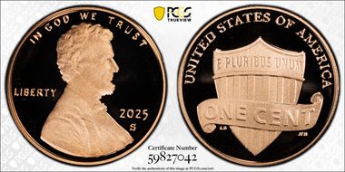 2025-S 1C Shield PR70DCAM