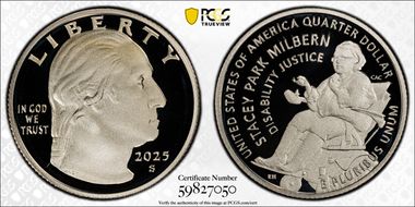 2025-S 25C Stacey Park Milbern PR70DCAM