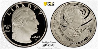 2025-S 25C Dr. Vera Rubin PR70DCAM