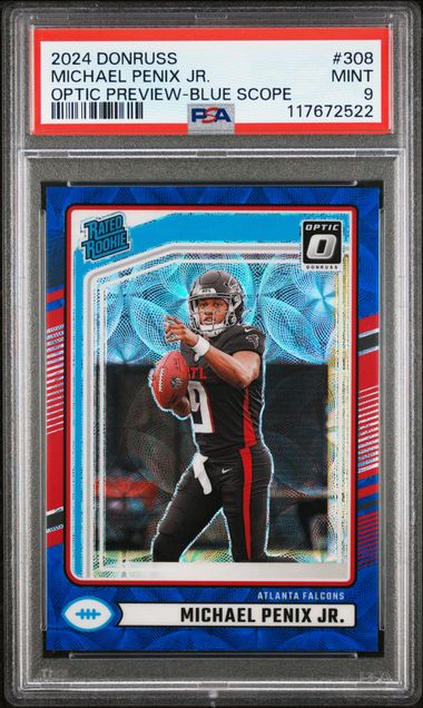 2024 Donruss Blue #308 Michael Penix front