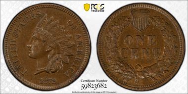 1872 1C AU53BN