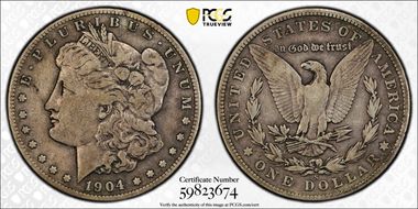 1904-S $1 F12