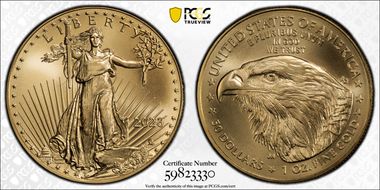 2023 $50 Gold Eagle MS69