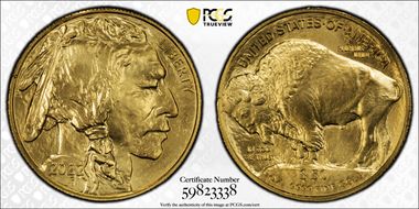 2022 $50 American Buffalo .9999 Fine Gold MS69