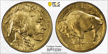 2023 $50 American Buffalo .9999 Fine Gold MS69