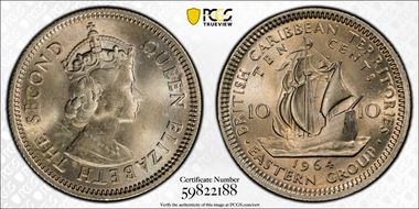 1964 10C MS65