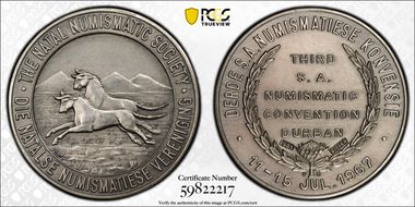 1967 Medal Laidlaw-0162 Ag MS64