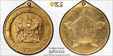 1961 Medal Laidlaw-0035 w/Loop AE MS64