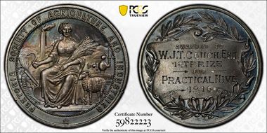 (c.1910) Medal Laidlaw-0184 Ag MS64