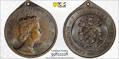 1953 Medal Laidlaw-0094p AE MS63