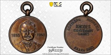 1953 Medal Laidlaw-1195 Cu MS63BN