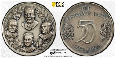 1964 Medal Laidlaw-0104 AE MS64