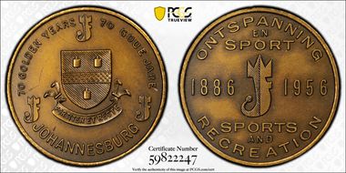 1956 Medal Laidlaw-0650b AE MS64