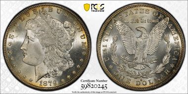 1879-S $1 MS65