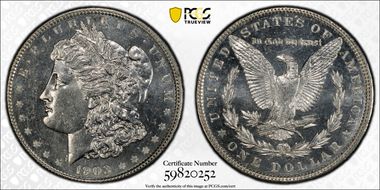 1903 $1 MS64PL