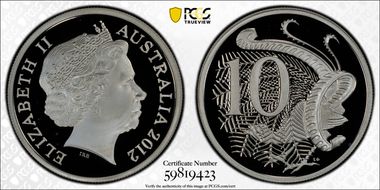 2012 10C Silver PR69DCAM