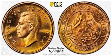 1952 1/4D KM-32.2 PR67RD