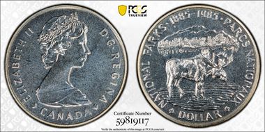 1985 S$1 National Parks Ag SP68