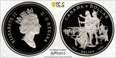 1990 S$1 H.Kelsey PR69DCAM