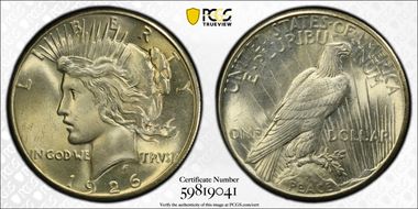 1926 $1 MS66+
