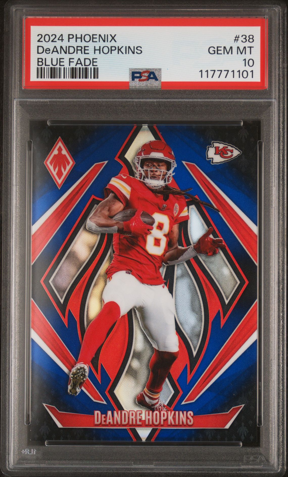 2024 Panini PANINI PHOENIX BLUE FADE #38 Deandre Hopkins front