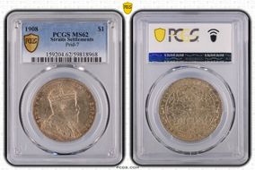 1908 $1 Prid-7 MS62