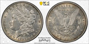 1893-O $1 AU50