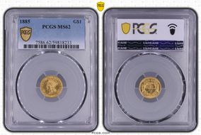1885 G$1 MS62