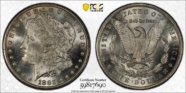 1882-CC $1 MS63