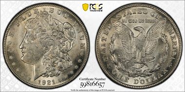 1921-S $1 MS63