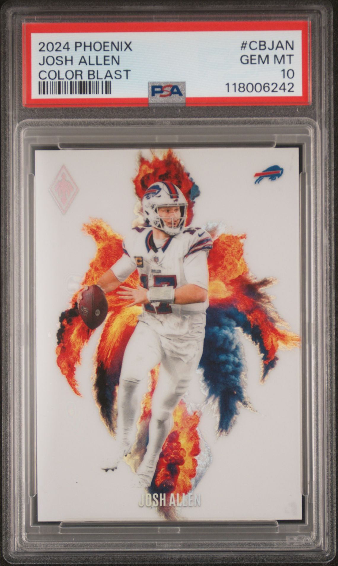 2024 Panini PANINI PHOENIX COLOR BLAST #CBJAN Josh Allen front