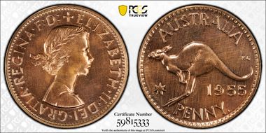 1955 Y. (p) 1D PR63RD