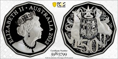 2022 50C Silver PR69DCAM